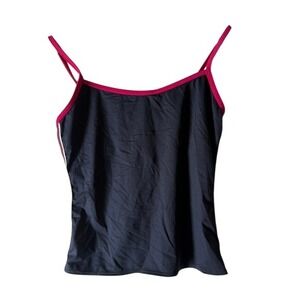LL Bean Tankini Top Swimsuit Sz 12